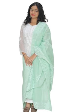 Cotton Applique cutwork Dupatta
