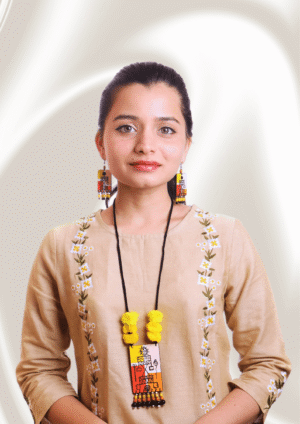 Warli Hand Painted Necklace Set