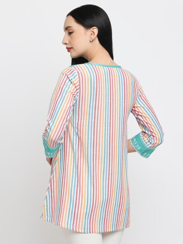 Handloom Cotton Tunic Top for Women - Image 5