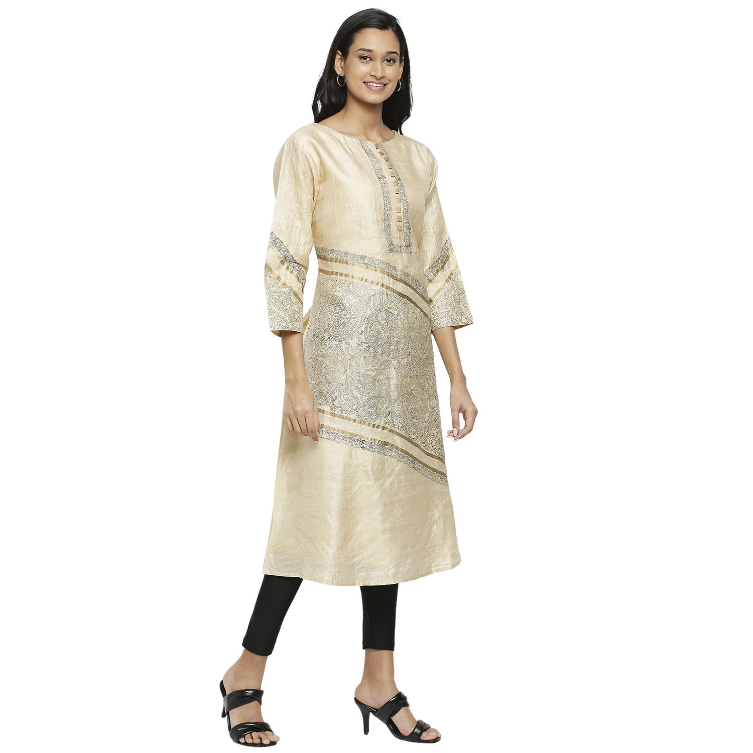 Kantha Embroidery Kurti - Image 3