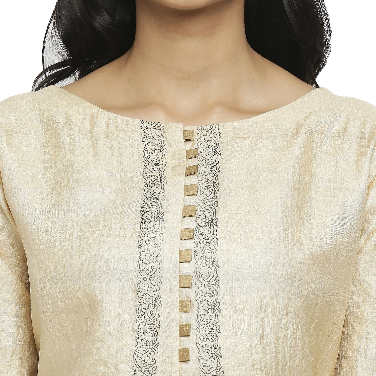 Kantha Embroidery Kurti - Image 5