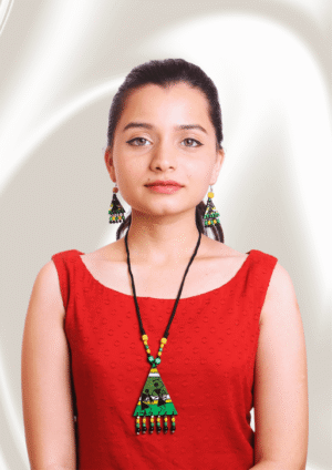 Warli Hand Painted Necklace Set