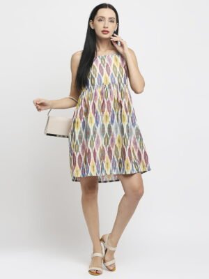 Handcrafted Ikat Midi