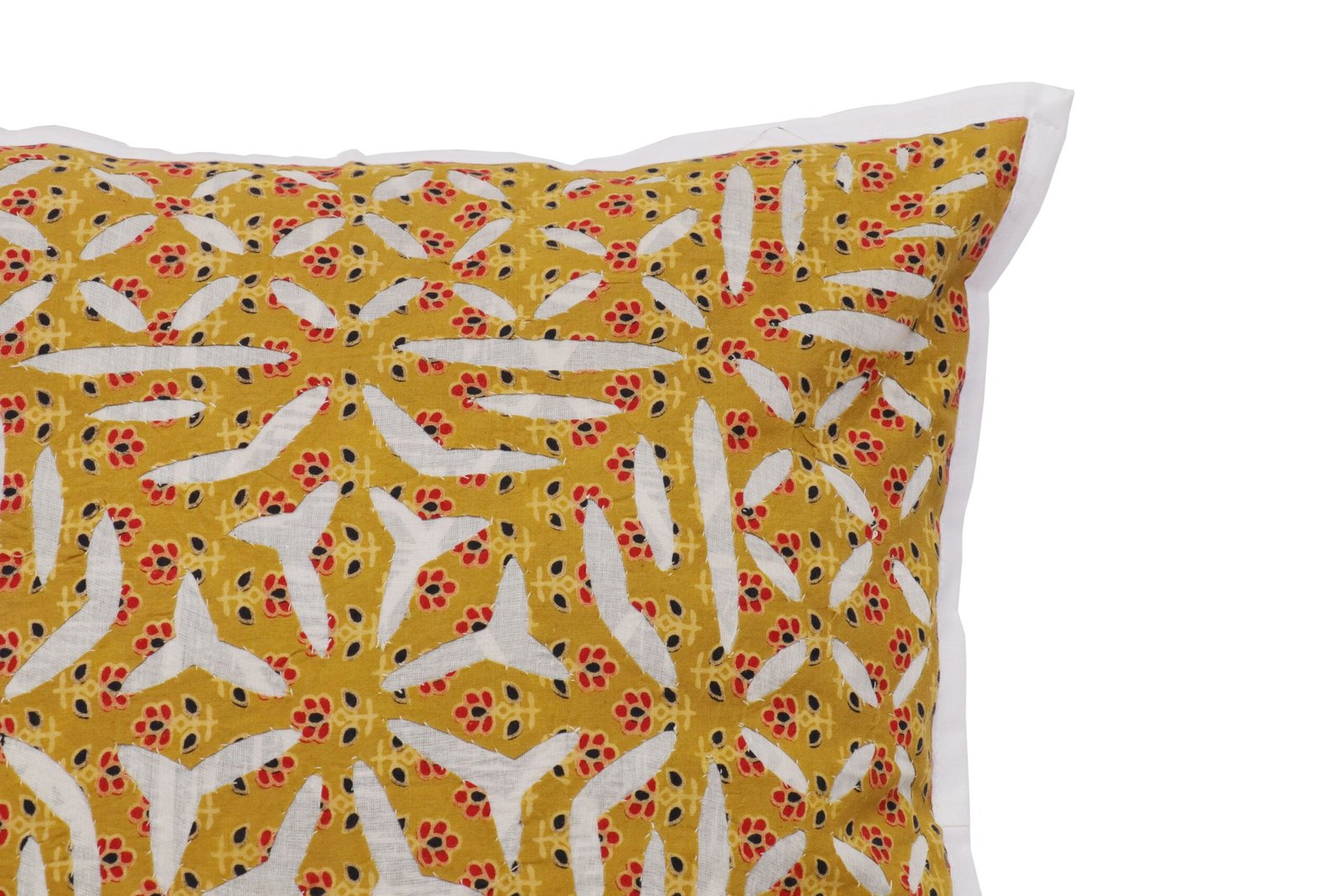 Applique Pure Cotton Cushion Cover - Image 3