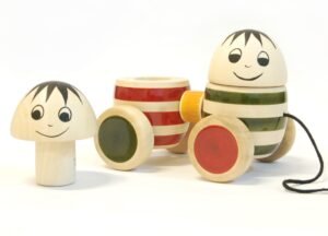 Bobblers (Hup Dup) Wooden Pull Toy