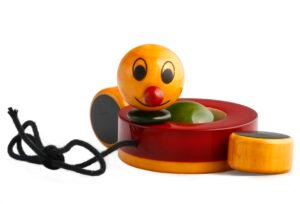 Duby Duck Wooden Pull Toy