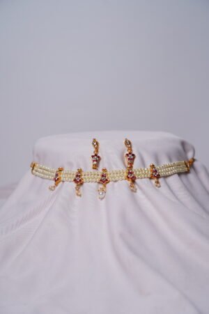 Traditional Chinchpeti Pearl Necklace