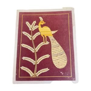 Handcrafted Peacock Art