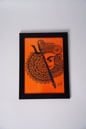 Maa Durga Mandala Art painting frame