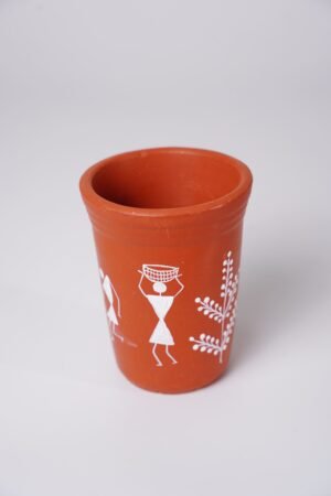 Warli Handcrafted Terracotta Glass