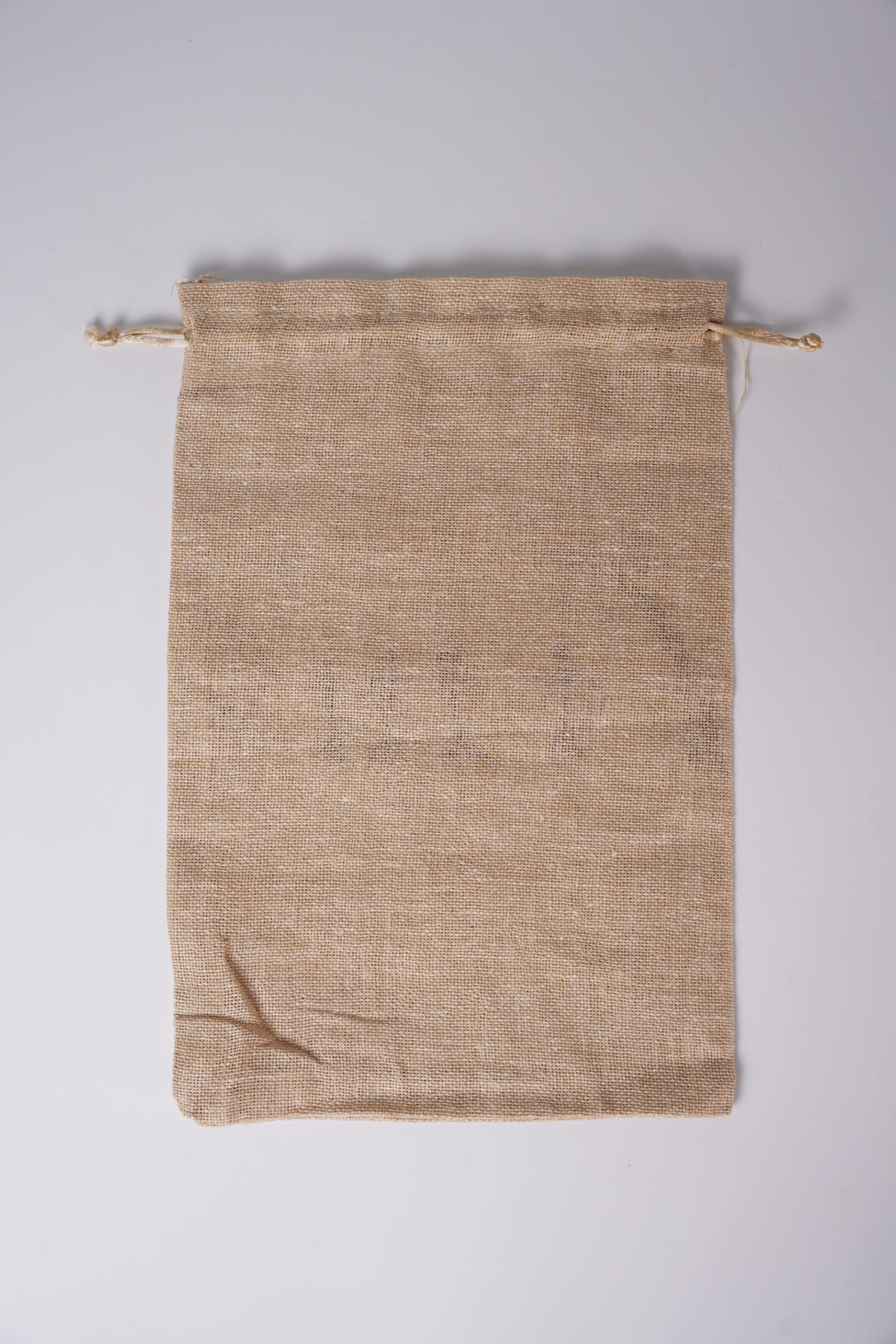 Warli Hand-printed Peacock Art Jute Pouch (Set Of 5) - Image 3