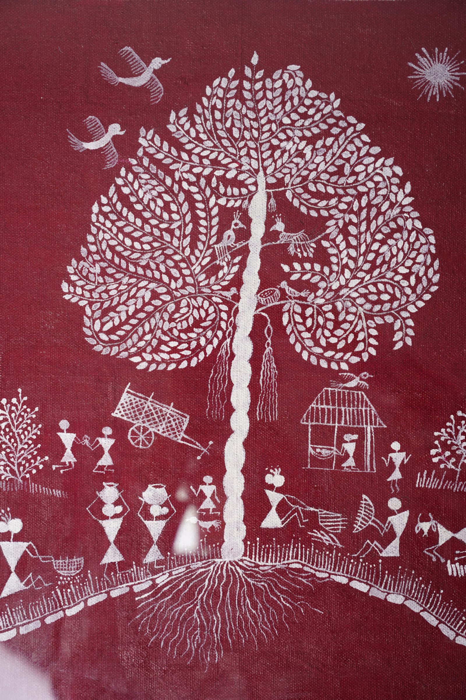 Warli Handpainted Frame - Image 3