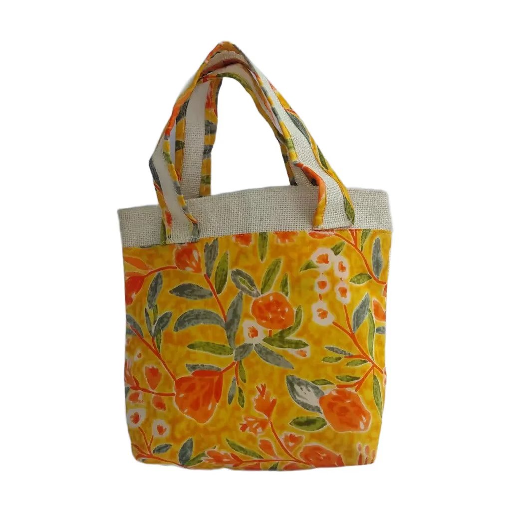 Floral Print Tote Bag