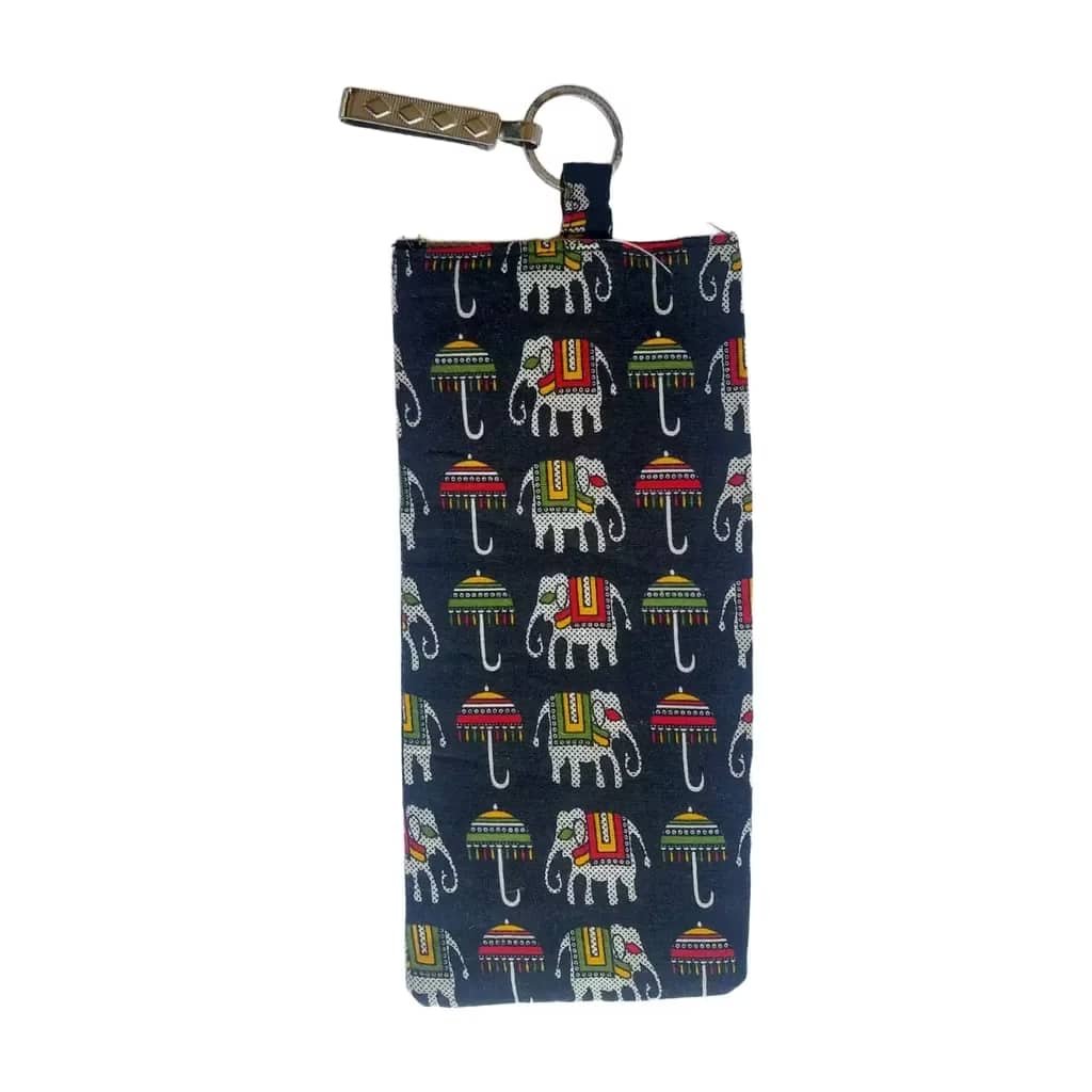 Elephant Print Mobile Pouch