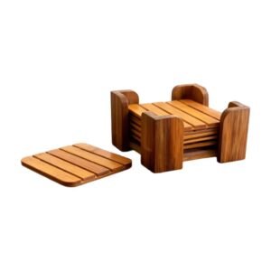 Wooden Coaster Set