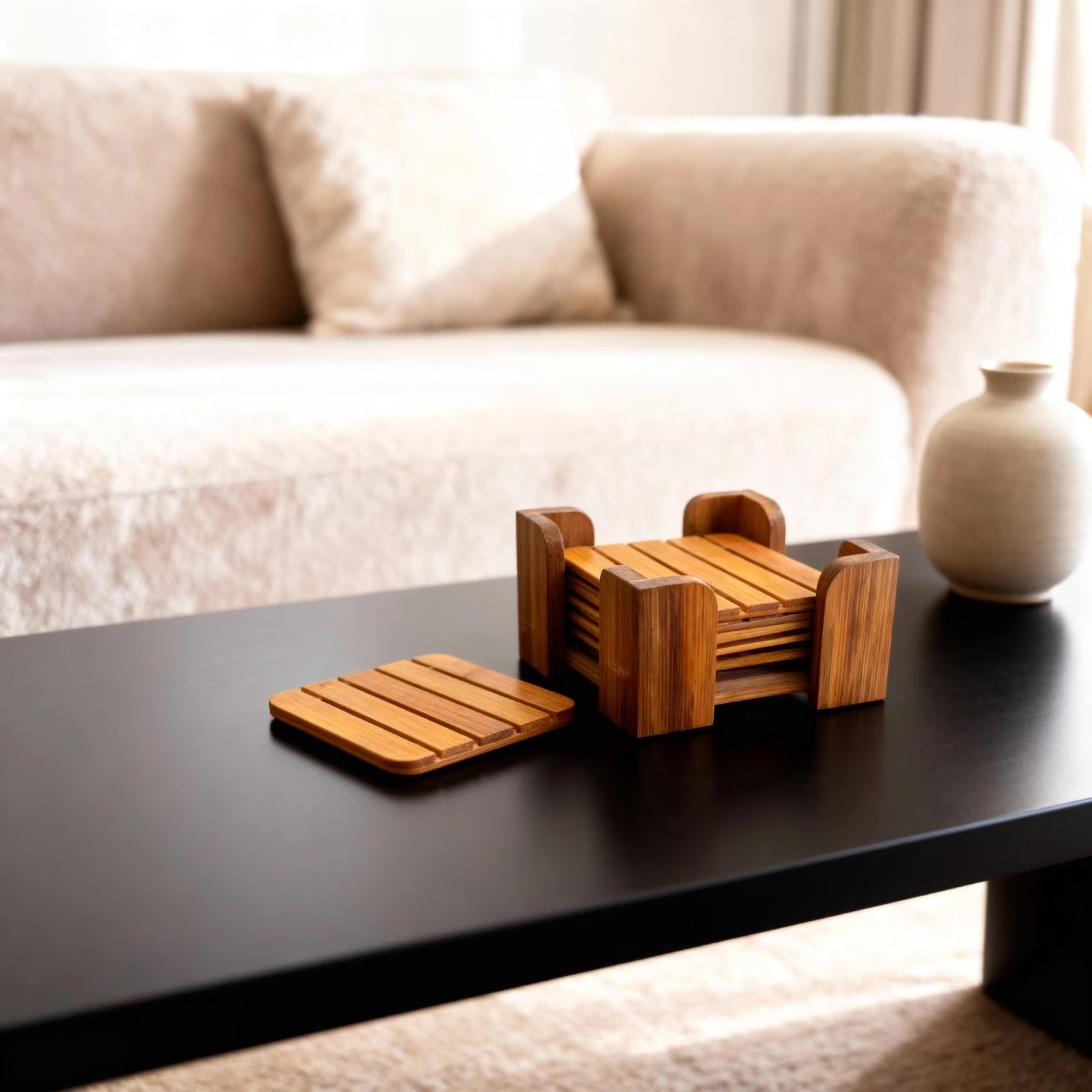 Wooden Coaster Set - Image 3