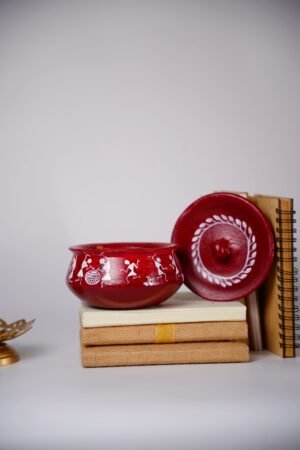 Warli Handcrafted Terracotta Handi