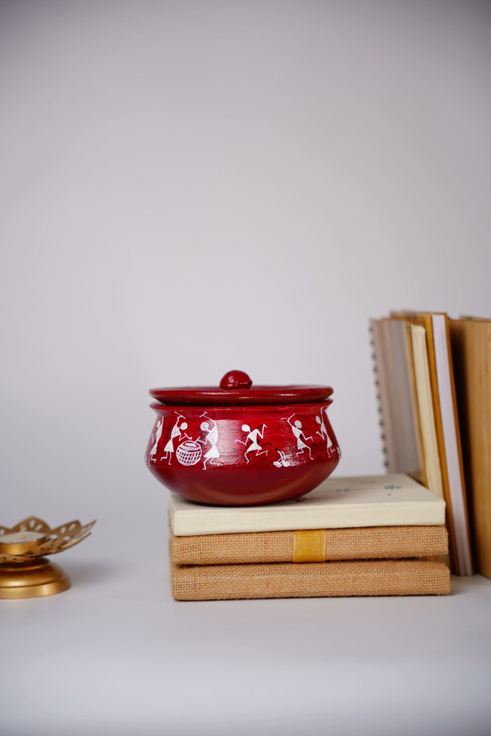 Warli Handcrafted Terracotta Handi - Image 2