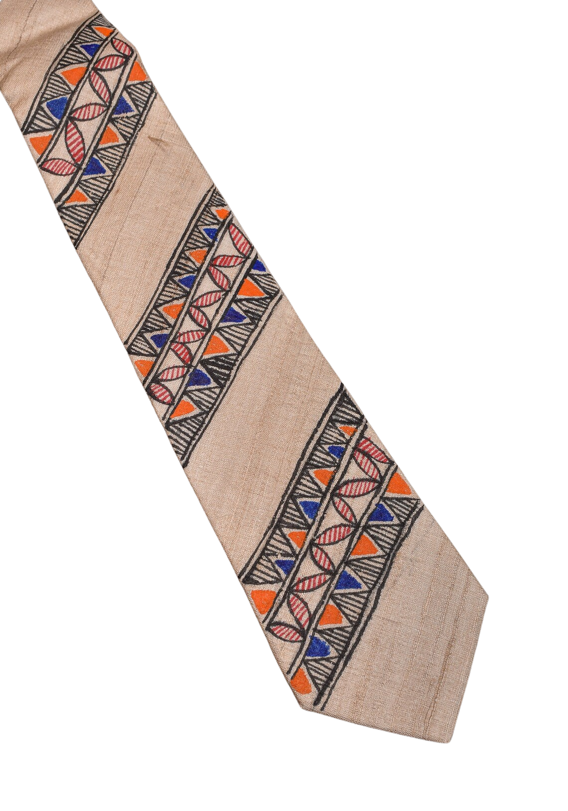 Tisser Handpainted Madhubani Silk Tie - Image 3