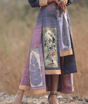 ASYMMETRIC ETHNIC DRESS