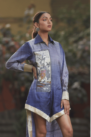 HIGH-LOW SHIRT DRESS